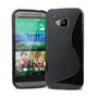 Htc One M9 Plus Slicone Hoesje Zwart