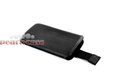 HTC-One-S9-smartphone-lederlook-insteek-pouch-hoesje-case-zwart-