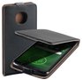 Pearlycase-Eco-pu-lederen-zwart-Flipcase-Cover-Hoesje-voor-Motorola-Moto-G7