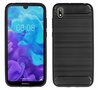 Pearlycase-Zwart-Carbon-Geborsteld-TPU-Backcover-Hoesje-voor-Huawei-Y5-2019