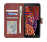 Samsung Galaxy Xcover 5 Hoesje Bookcase Bruin
