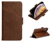 Motorola-Moto-Edge-20-Lite-Hoesje-Bookcase-Pu-Leder-Wallet-Book-Case-Bruin-Cover