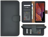 Samsung-Galaxy-Xcover-5-hoesje-Bookcase-Samsung-Xcover-5-Wallet-Book-Case-Echt-Leer-Zwart-Cover