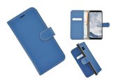 Pearlycase®-Samsung-Galaxy-S8-Plus-Hoesje-Echt-Leer-Wallet-Bookcase-Blauw